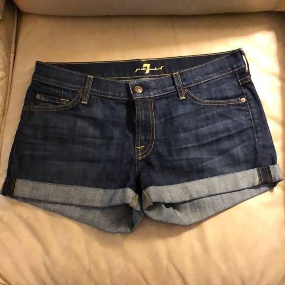 7 For All Mankind Pants - 7 for All Mankind Jean shorts